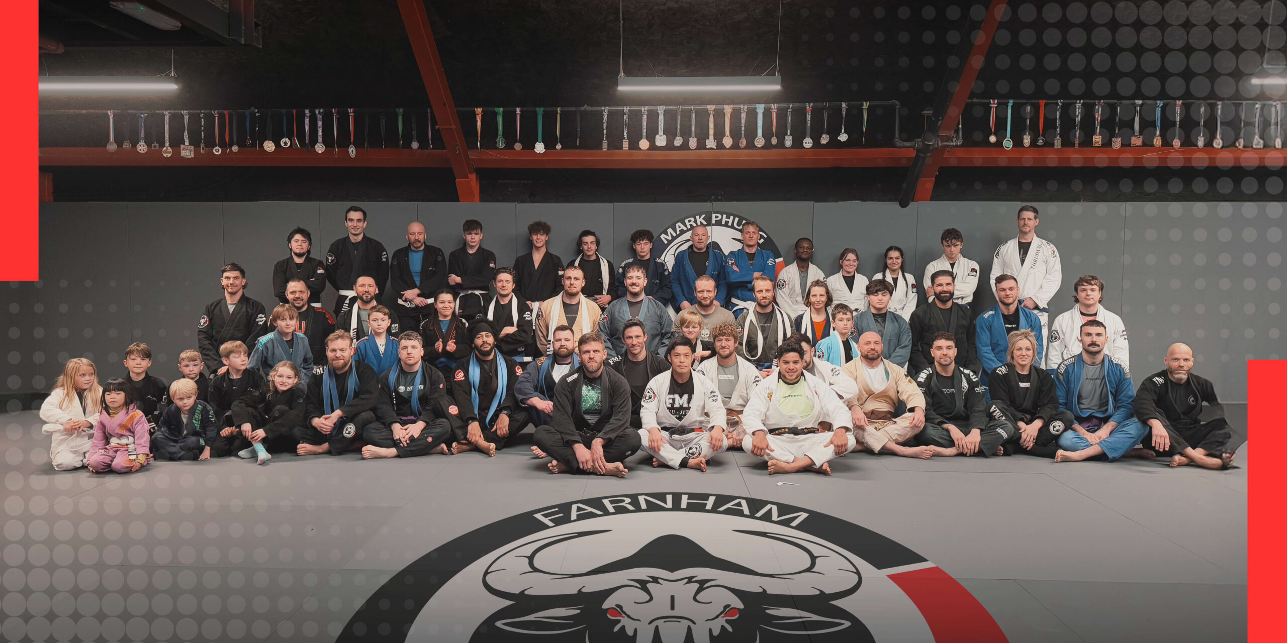 Students training at Farnham Martial Arts